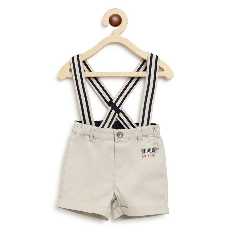 Boys Medium Natural Short Woven Trousers image number null